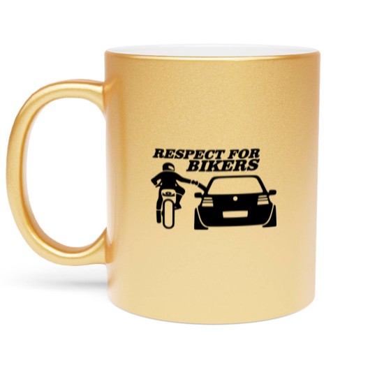 Discover Respect for bikers Metallic Mugs