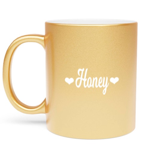 Discover That Says Honey Metallic Mugs