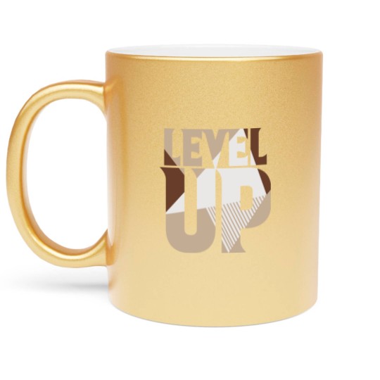 Discover Level Up Dunk High Light Chocolate Matching Sneaker Metallic Mugs