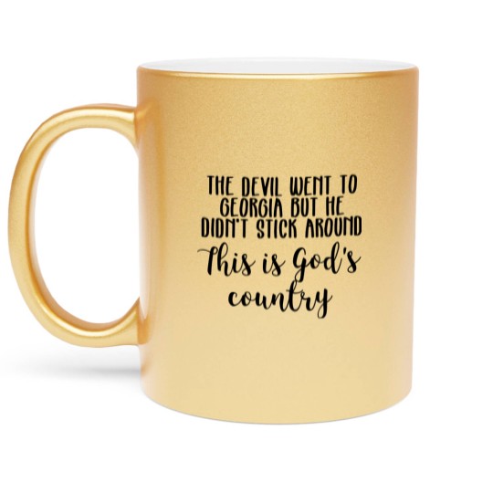 Discover This is God's country - Blake Shelton - Metallic Mugs