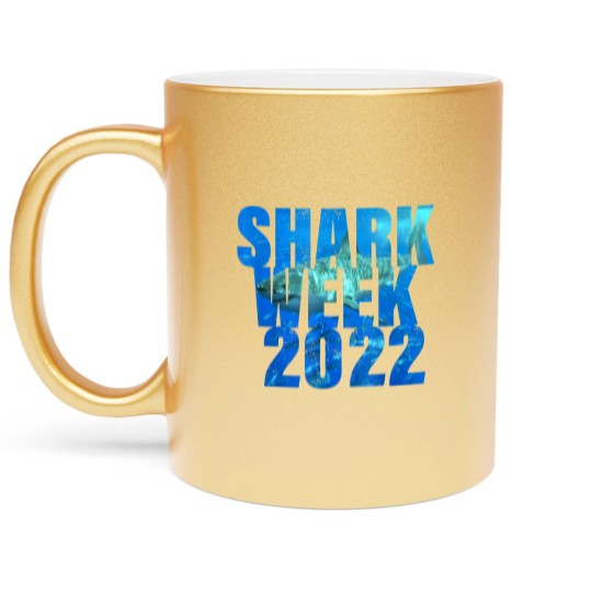 Discover Shark Week 2022 V-Neck Metallic Mugs