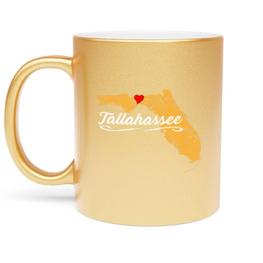 Discover City of Tallahassee Florida | Vacation Souvenir - Graphic Metallic Mugs