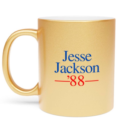Discover Jesse Jackson 88 Presidential Campaign Metallic Mugs