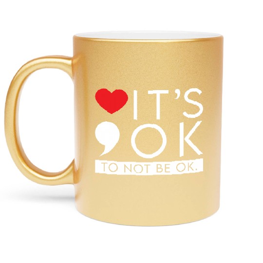 Discover Green Ribbon Warrior & Supporters - Mental Health Awareness Metallic Mugs