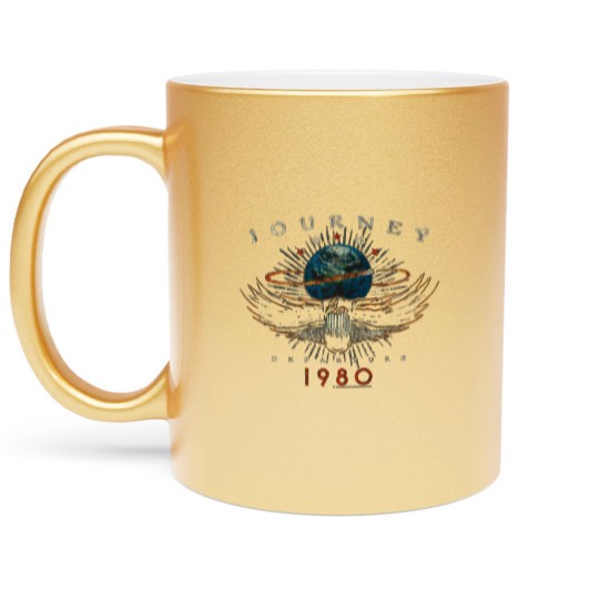 Discover American Classics Journey 1980 Black Womens Distressed Metallic Mugs Metallic Mugs