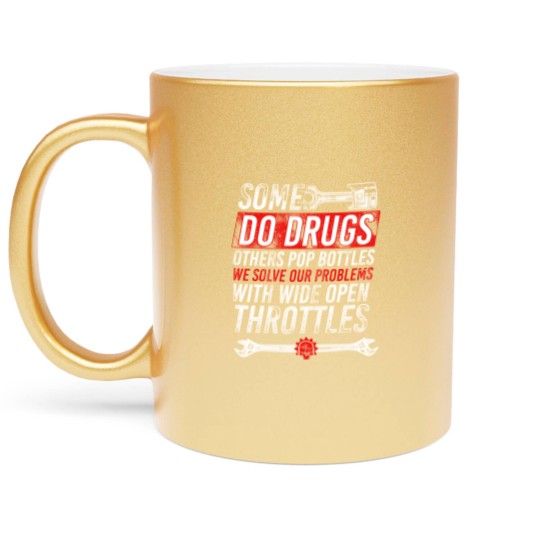 Discover Wide Open Throttle Metallic Mugs - Car or Truck Racing Metallic Mugs