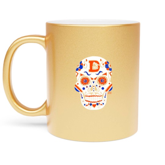Discover America's Finest Apparel Denver Sugar Skull - Men's Metallic Mugs