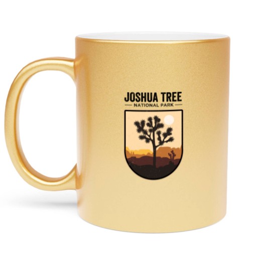 Discover Joshua Tree Metallic Mugs Vintage Joshua Tree National Park Metallic Mugs
