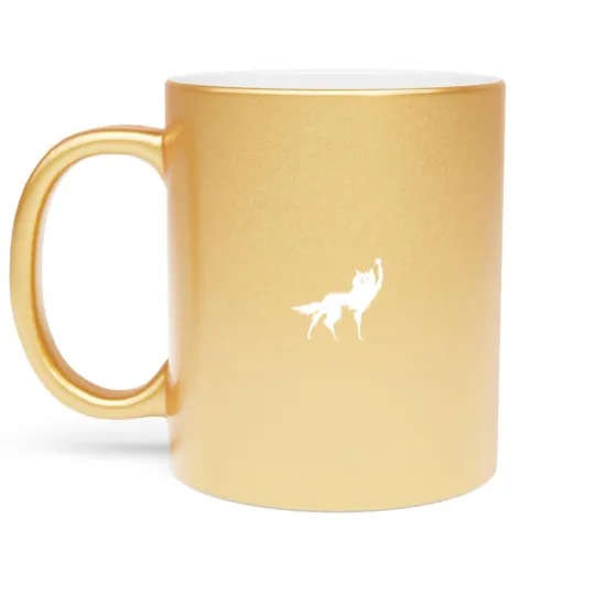 Discover Fantastic Mr Fox - Wolf - Canis Lupus - Simple - Fantastic Mr Fox - Metallic Mugs