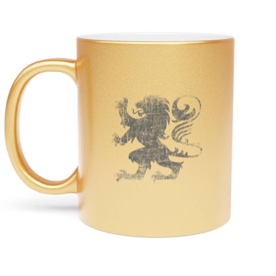 Discover Scottish Flag Lion Rampant Heraldry Flag of Scotland rugby Metallic Mugs
