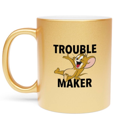 Discover Tom And Jerry Metallic Mugs Trouble Maker Portrait
