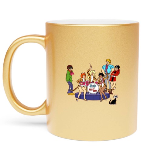Discover The whole Josie gang! - Josie And The Pussycats - Metallic Mugs