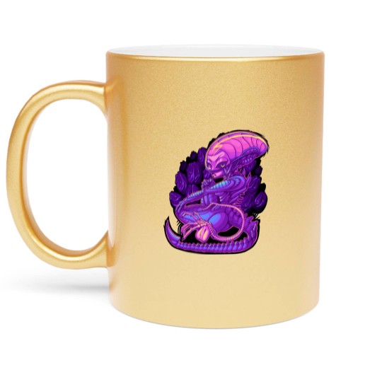 Discover Xenogirl - Xenomorph - Metallic Mugs