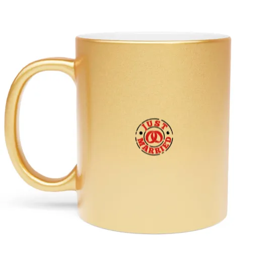 Discover Just Married Metallic Mugs