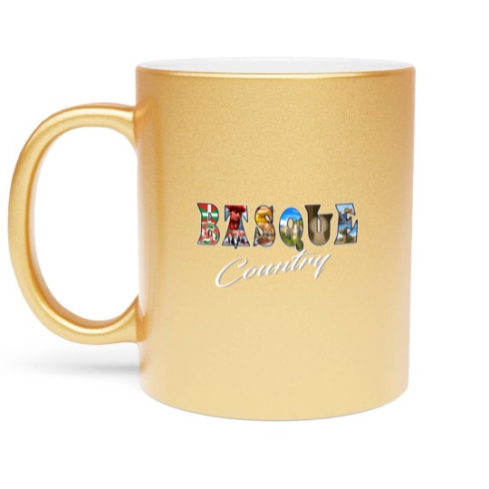 Discover basque country Metallic Mugs