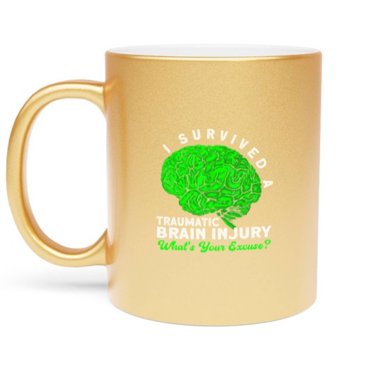 Discover Traumatic Brain Injury People With Brain Injury Metallic Mugs