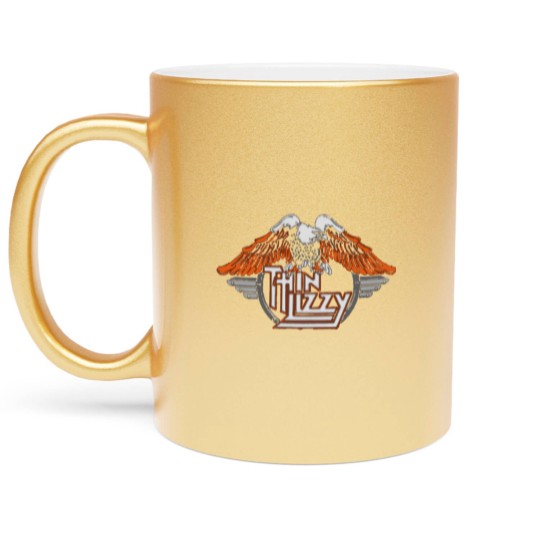 Discover THIN LIZZY COOL LOGO Metallic Mugs
