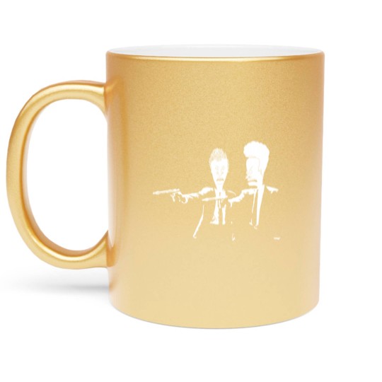 Discover Beavis And Butthead Pulp Fiction - Beavis And Butthead - Metallic Mugs