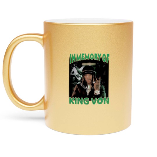 Discover King Von Metallic Mugs
