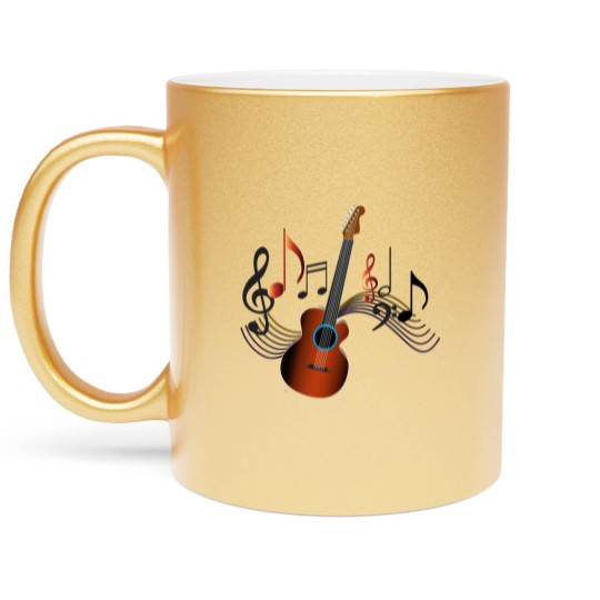 Discover Acoustic Guitar Metallic Mugs