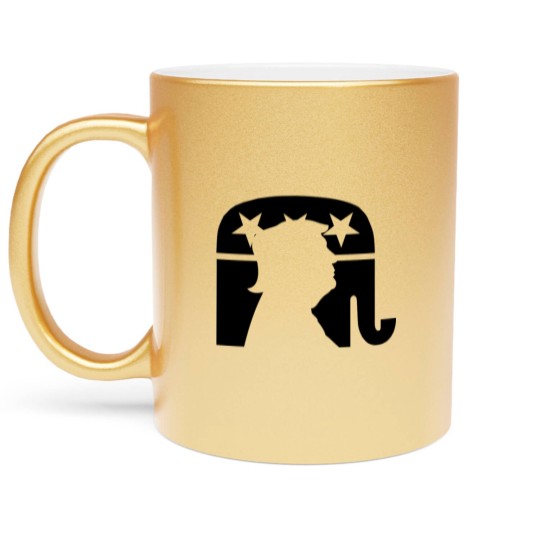 Discover president Donald Trump Metallic Mugs