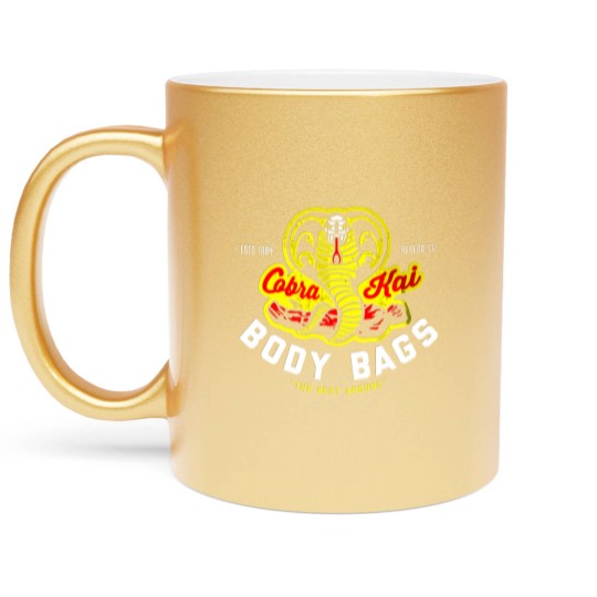 Discover Cobra Kai - Cobra Kai Body Bags Metallic Mugs
