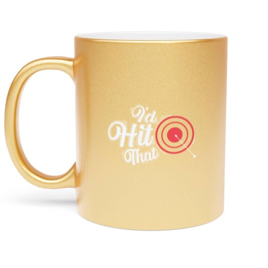 Discover Target With Arrow Archery I`d Hit That Metallic Mugs