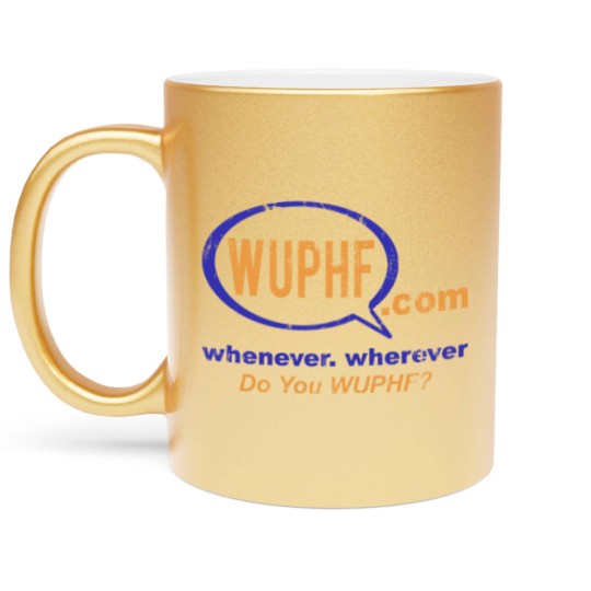 Discover WUPHF, distressed - The Office - Metallic Mugs