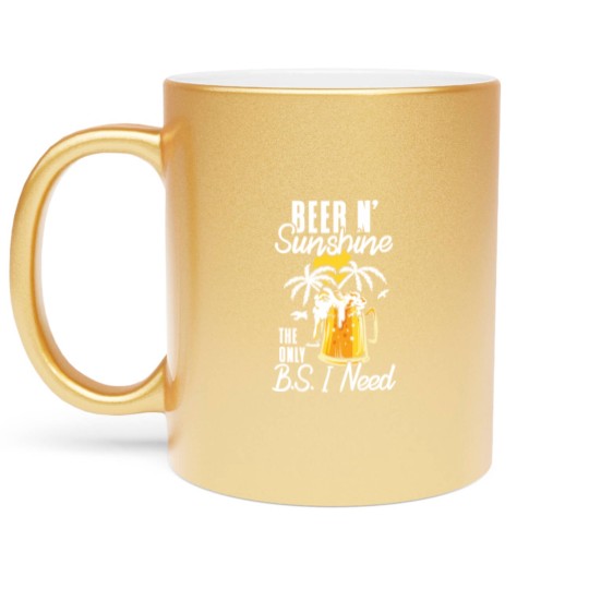 Discover Beer Sunshine Beer Vintage Metallic Mugs