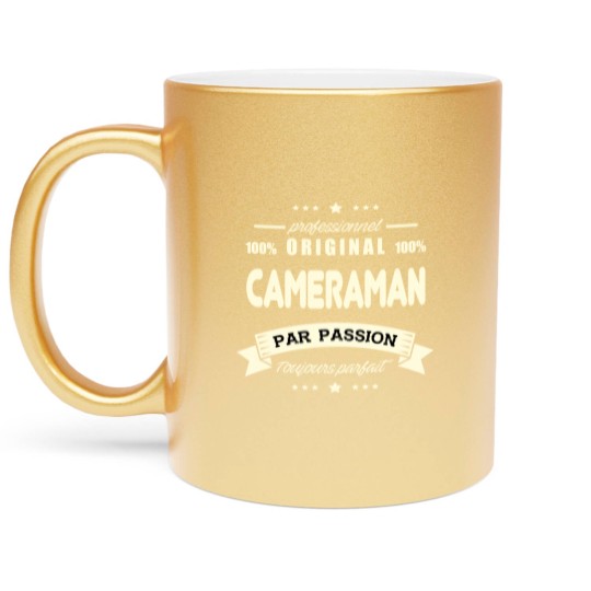 Discover Cameraman Original Metallic Mugs