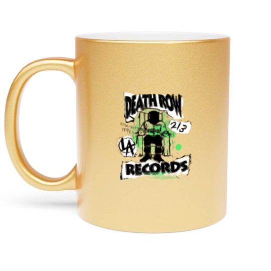 Discover Death Row Records Green Decoupage Metallic Mugs