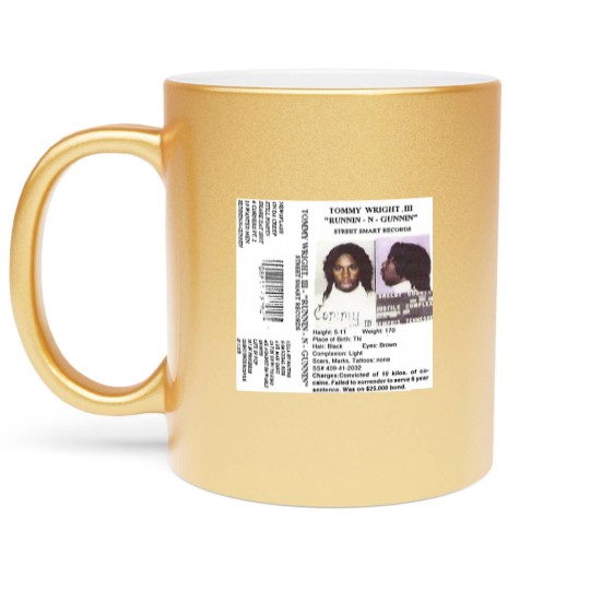Discover Runnin N Gunnin Tommy Wright the 3rd Metallic Mugs