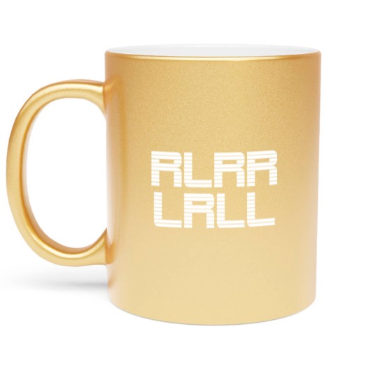 Discover RlRR LRLL Paradiddle Drummer Drumming Drum Drums Metallic Mugs