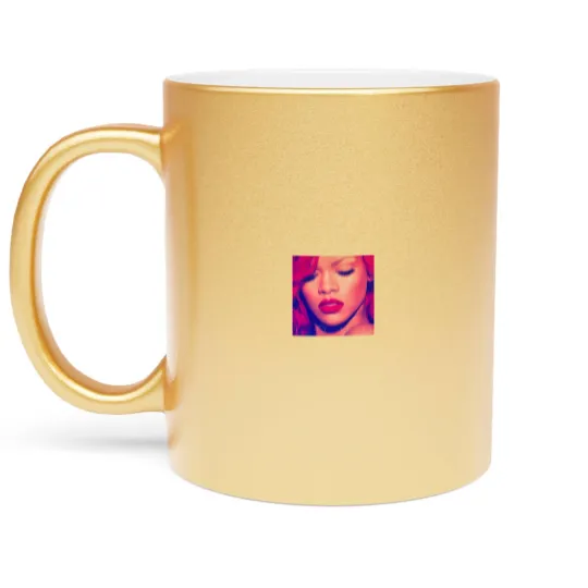 Discover Rihanna Singer Metallic Mugs