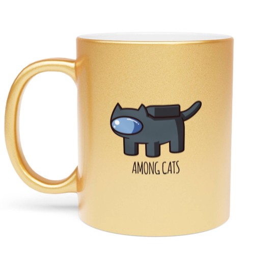 Discover Among Us black cat - Among Us - Metallic Mugs