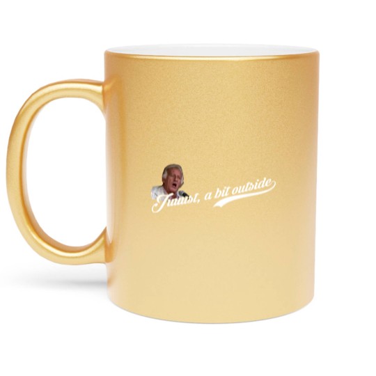 Discover Juuust, a bit outside, distressed - Major League - Metallic Mugs