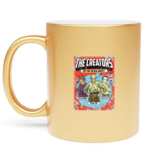 Discover The Creators - Stan Lee - Metallic Mugs