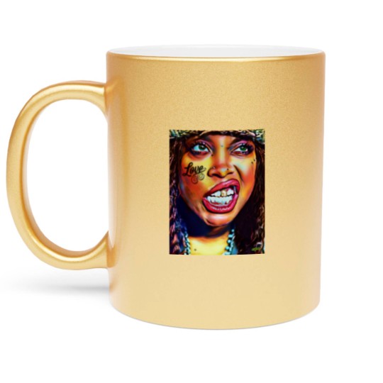Discover Badu - Erykah Badu - Metallic Mugs