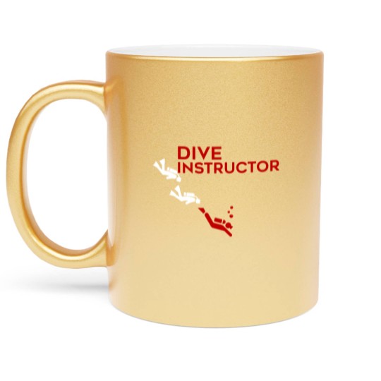 Discover Dive Instructor - Dive Instructor Metallic Mugs
