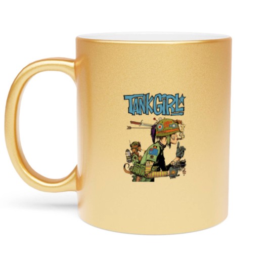 Discover Tank Girl Feminist Charlie Don't Surf Meme Metallic Mugs Funny Vintage Style  Metallic Mugs