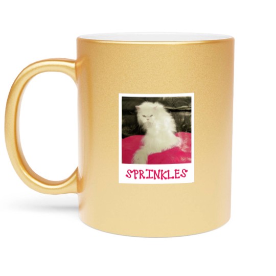Discover Sprinkles the Cat - The Office - Metallic Mugs