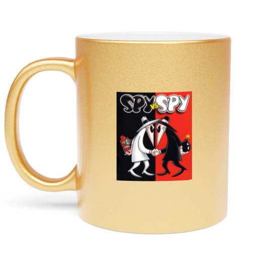 Discover Spy vs Spy - Spy Vs Spy - Metallic Mugs
