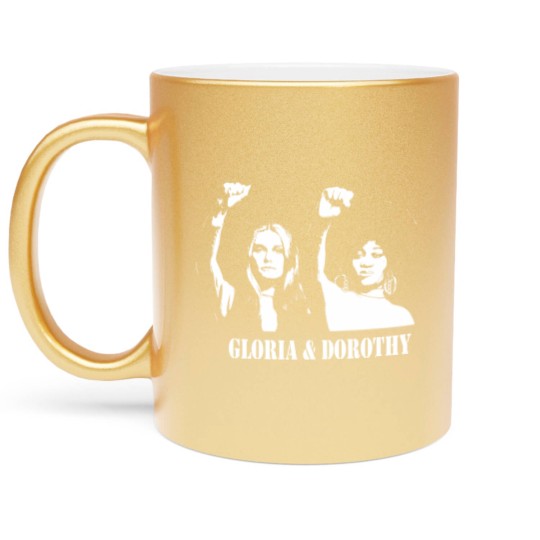 Discover GLORIA & DOROTHY Stencil - Feminism - Metallic Mugs