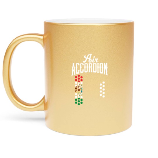 Discover Air Accordion Mexico Mexican Flag Metallic Mugs