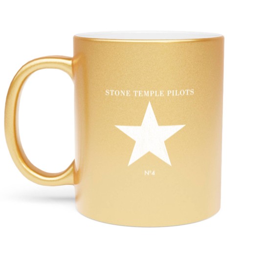 Discover Stone Temple Pilots Rock Band Number 4 Album Cover Adult Short Sleeve Metallic Mugs