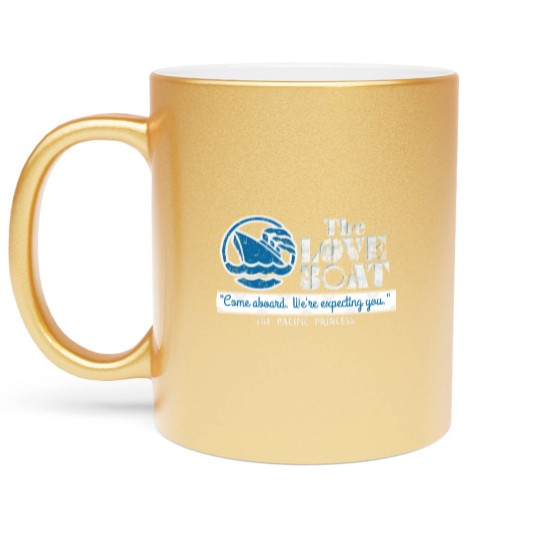 Discover The Love Boat, distressed - The Love Boat - Metallic Mugs