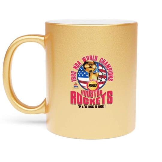 Discover 1995 Houston Rockets World Champions Cotton  Metallic Mugs
