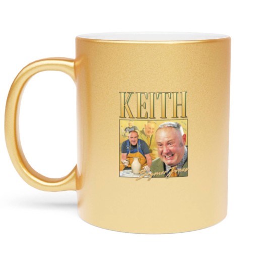 Discover Keith Brymer Jones Homage Metallic Mugs Metallic Mugs Top Pottery Funny Icon Gift Throw British TV