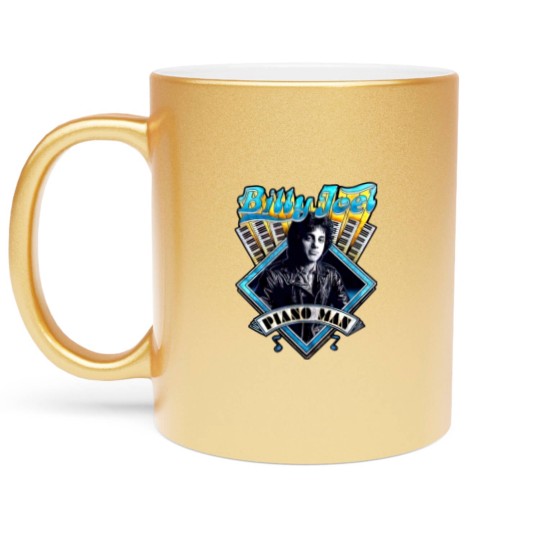 Discover Billy Joel Billy Joel Metallic Mugs