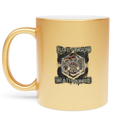 Discover Five Finger Death Punch Deputized Metallic Mugs